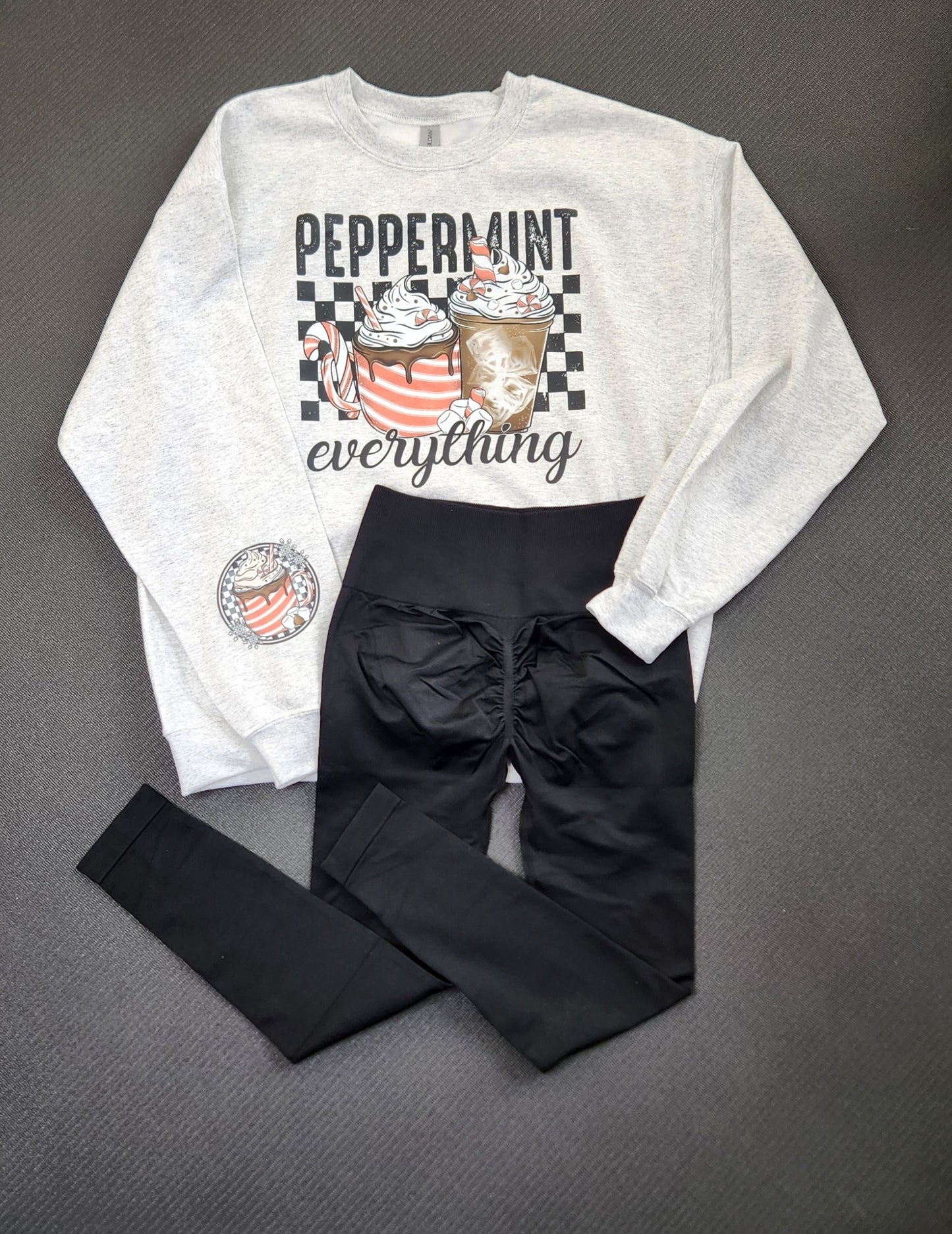 Peppermint Everything Sweatshirt and Legging Set