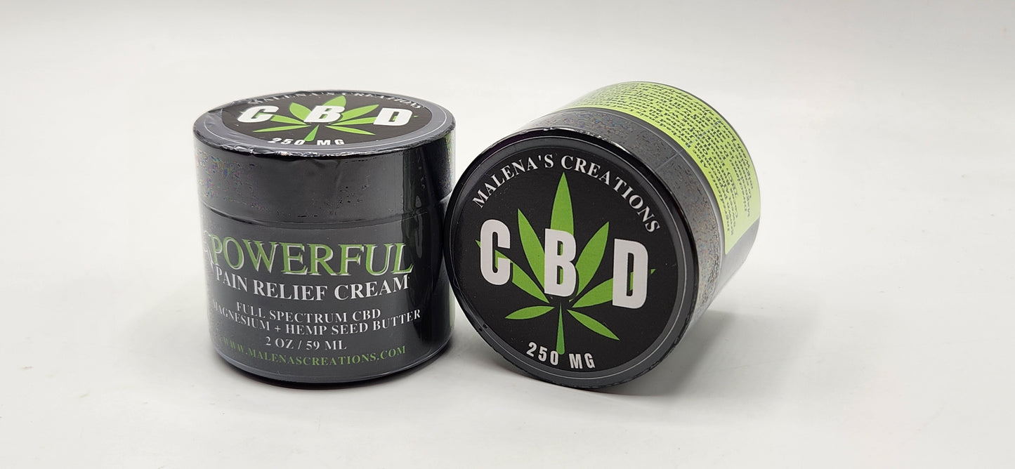 Powerful Pain Relief Cream, Magnesium Cream, CBD Cream, All natural handmade